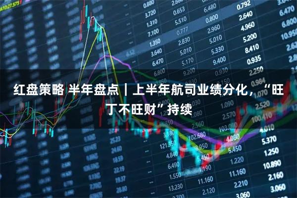 红盘策略 半年盘点｜上半年航司业绩分化，“旺丁不旺财”持续